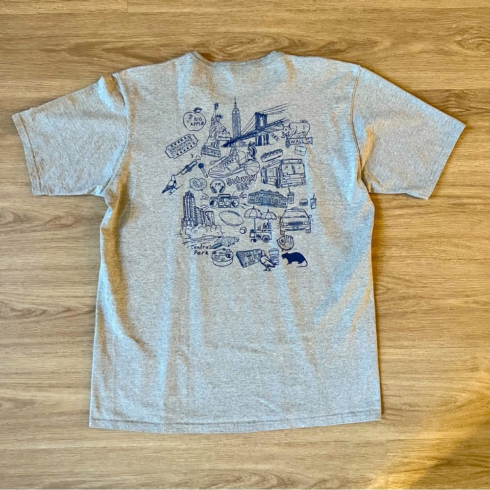 Champion NYC Vintage Shirt Grey Size XL